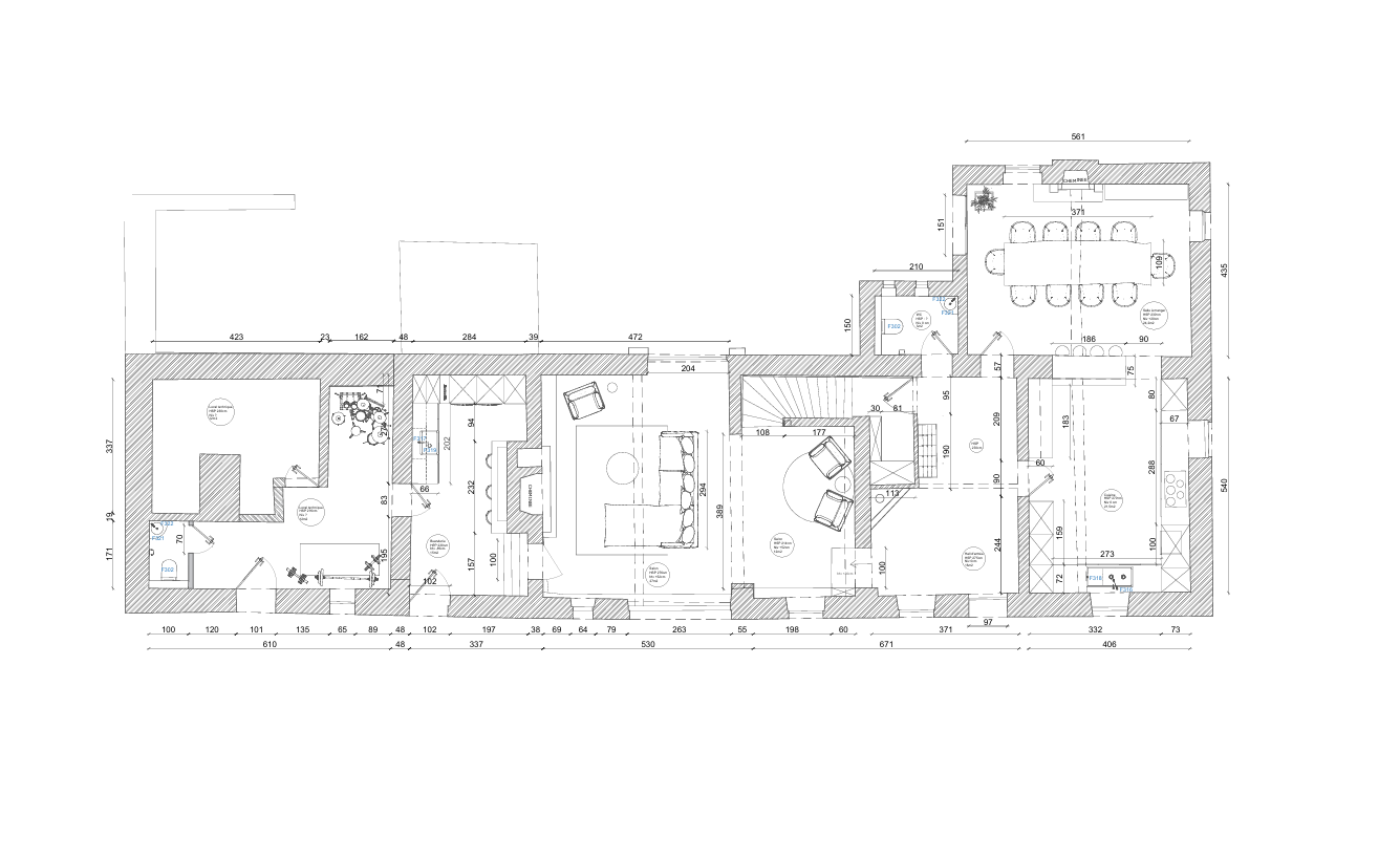 Plan rez-de-chaussée marache 1